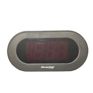Reacher Small Black LED Digital Alarm Clock